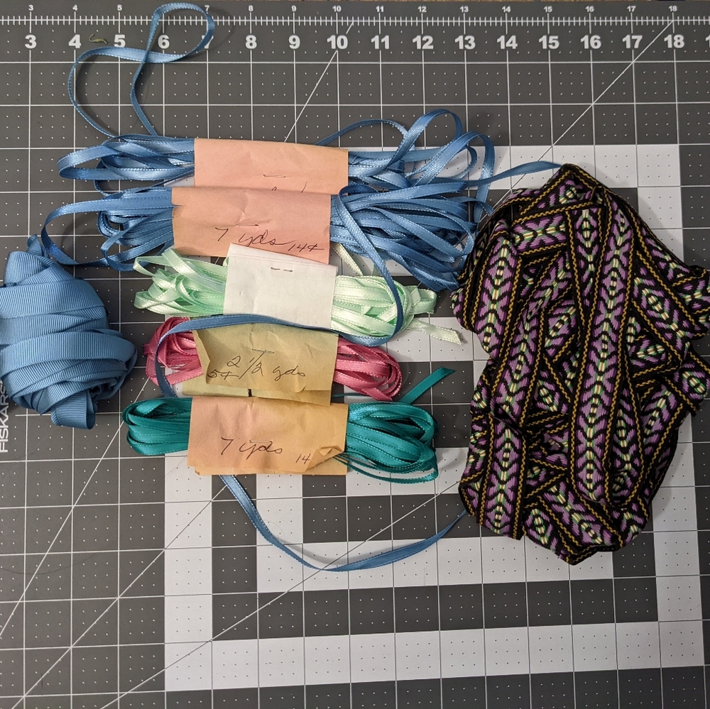 Lot of ribbon